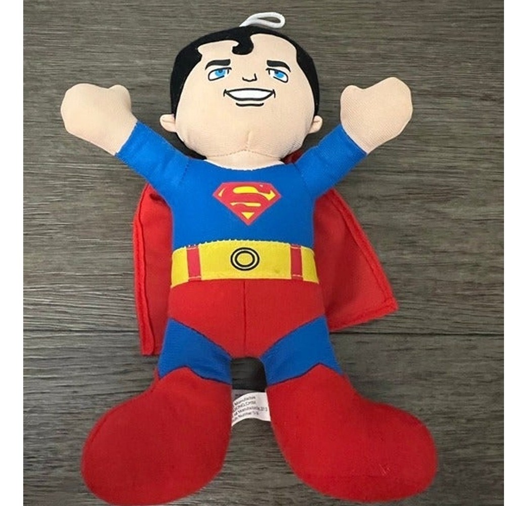DC Super Friends Superman Plush Stuffed Toy Figure Justice League Man of Steel